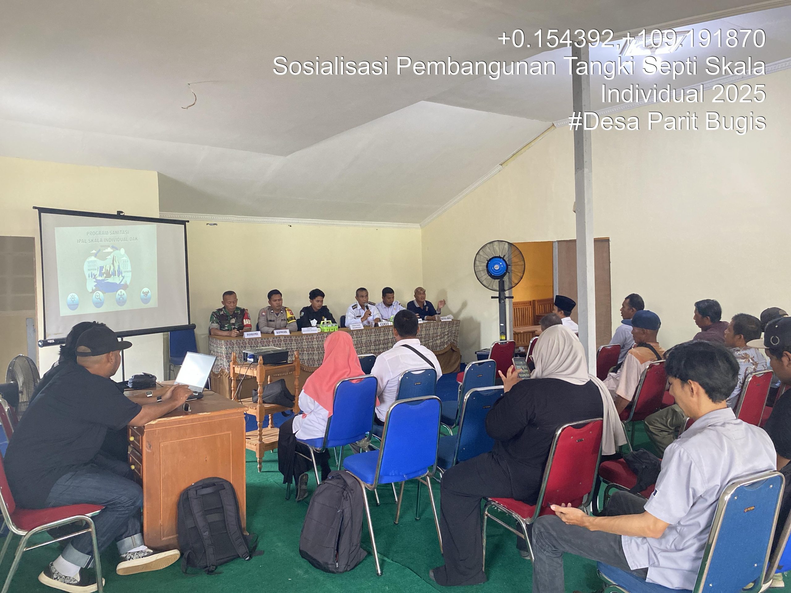 SOSIALISASI PEMBANGUNAN TANGKI SEPTIK SKALA INDIVIDUAL TAHUN 2025